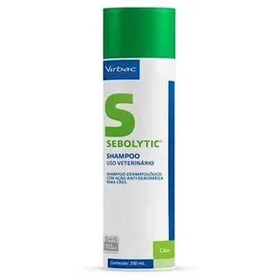 Virbac Shampoo Sebolytic Spherulites para Cães com Seborreia 250 mL