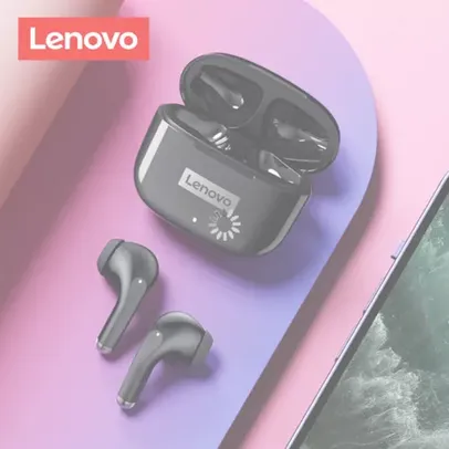 Fone de Ouvido Lenovo LP40 Pro TWS Sem Fio Bluetooth 5.1