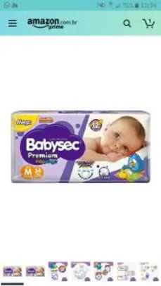 [PRIME] Fralda Babysec Premium | R$18
