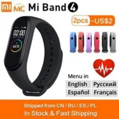 Mi Band 4 | R$90 (CN) | R$112 (GLOBAL)