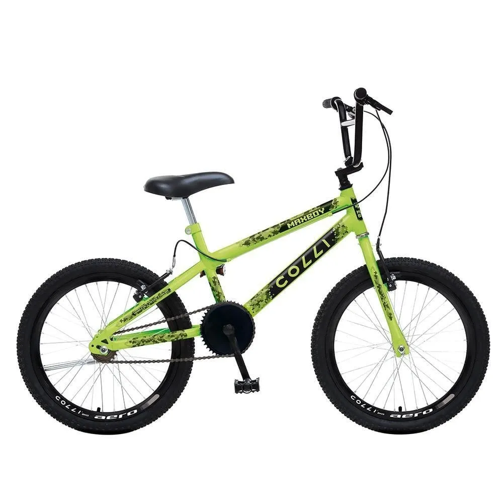 Imagem do produto Bicicleta Max Boy Cross Aro 20 Freio V-Brake 1 Marcha - Colli Bike Amarelo Neon