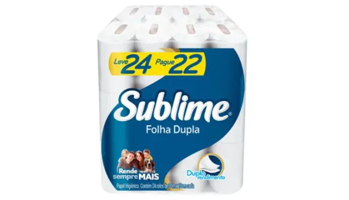 [L3P2] Papel Higiênico Folha Dupla Sublime Softys