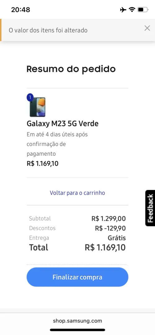 Imagen na descrição da promoção