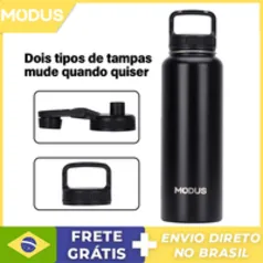 [Brasil] Garrafa Térmica Inox Modus 1200ML com 2 Tampas