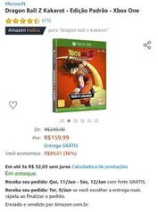 Dragon ball kakarot XBOX ONE | R$160