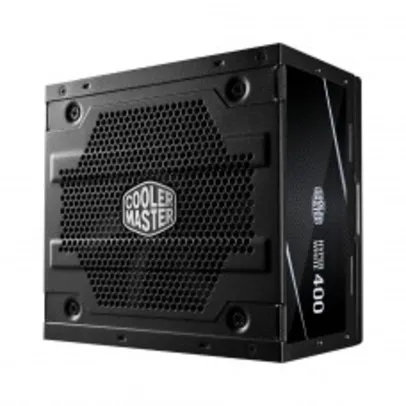 Fonte Cooler Master Hyper White 400, 400W, 80 Plus White, PFC Ativo, Black, MPE-4001-ACAAN-HWO