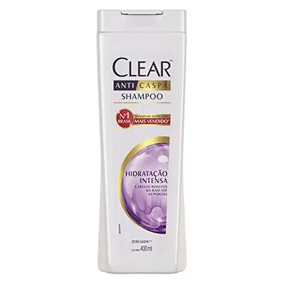 [REC/+por- R$15] Clear Anticaspahidratação Intensa Shampoo 400 Ml