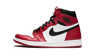 [PRIME] Tênis Air Jordan 1 Retro High OG "Chicago" - 555088 101, Branco/preto-vermelho