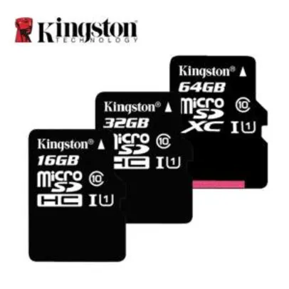 [Compra Internacional] Cartão Micro SD Kingston 32 GB | R$25