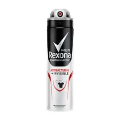 [3 Unid.] Desodorante Antitranspirante Rexona Antibacterial + Invisible Masculino | R$15