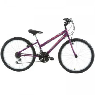 Saindo por R$ 352: Bicicleta Oxer Lover Girl Aro 24 Freio V-Brake 18 Marchas R$352 | Pelando