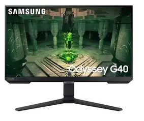 Monitor Gamer Samsung Odyssey G40 27" FHD, Tela Plana, 240Hz, 1ms, HDMI, FreeSync Premium, G-Sync