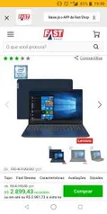 Notebook Lenovo Intel® Core™ i7-8550U, 8GB, 1TB, Tela de 15,6'', AMD Radeon™ 535, Azul, Ideapad 330S R$2899