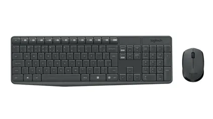 Kit Teclado e Mouse sem Fio MK235 Preto Logitech