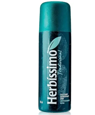 Saindo por R$ 3,9: [+Por- R$3.3 ] Desodorante Spray, Herbissimo, Tradicional, 90 ml | Pelando