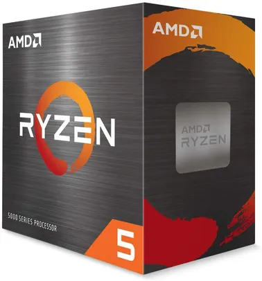 [PRIME] Processador AMD Ryzen 5 5600X (AM4/6 Cores/12 Threads/4.6GHz/35MB Cache/Wraith Stealth) R$1889