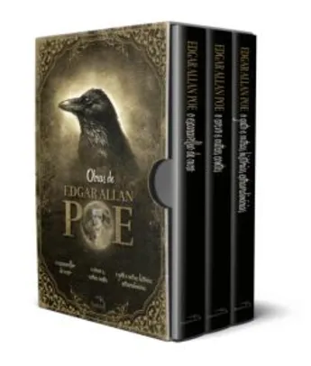 Box - Edgar Allan Poe - Histórias Extraordinárias - 3 Volumes - Acompanha Pôster  - R$25
