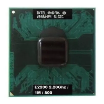 Processador Intel Pentium Dual Core 2.20 / 1m / 800 E2200 R$10