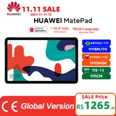 [11/11] Tablet Huawei MatePad Versão Global 10.4"