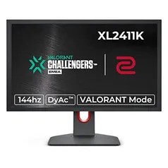 Monitor Gamer BenQ ZOWIE XL2411K para PC com 24", 144Hz, Color Vibrance, Black eQualizer, Conexão Di