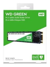 ssd m.2 Wd Green 240 gb - R$199