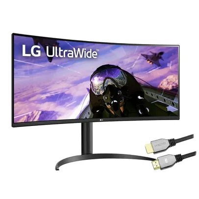 Monitor Gamer LG 34 LED Ultra Wide Curvo, 160 Hz, QHD, 1ms, HDMI/DisplayPort