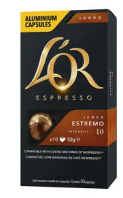 [APP+CUPOM] 90 Cápsulas Café L'or Diversos - Para Nespresso R$95