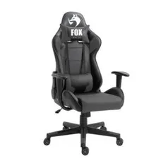 Cadeira Gamer FOX Racer Arctic, Suporta até 130kg, Cinza | R$1.099