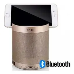 Mini Caixa de Som Bluetooth Wireless Q3 Micro Sd USB - R$44