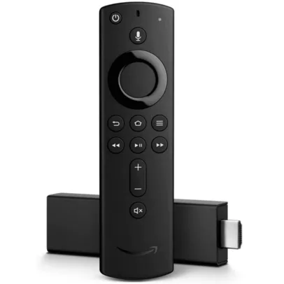 Fire TV Stick Amazon 2, Geração 4K, Preto