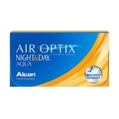 Lentes de Contato Air Optix Aqua Night & Day Miopia/Hipermetropia | R$142