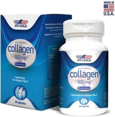 [Prime] Colágeno Tipo 2 (Joint Formula) com BioCell - 30 cápsulas Vitgold