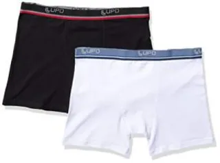 Kit 2 Cuecas Boxer - Lupo, Masculino | R$26