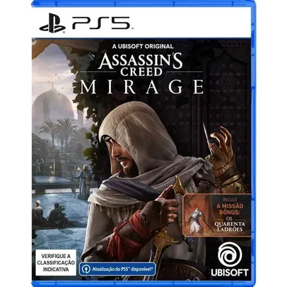 Assassin's Creed Mirage PS5 Mídia Física 