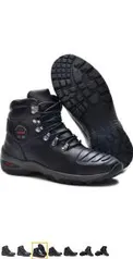 Bota Motociclista Masculina Conforto Resistente Macia Leve - R$90