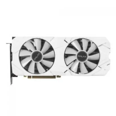 Placa de Vídeo Galax, Geforce RTX 2060 Plus Ex White Dual (1-Click OC), 6GB, GDDR6, 192Bit, 26NRL7MPX6AZ | R$ 2348