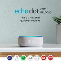 Echo Dot com relógio: Smart Speaker com Alexa