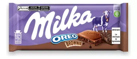 [SELECIONADOS][Leve 6 R$50] Chocolate Oreo Brownie Milka 100g