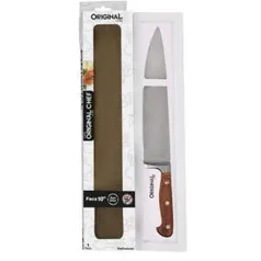 Faca Original Chef Line 8" Aço Ino Cabo Em Madeira | R$ 45