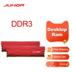 JUHOR Memoria Ram DDR3 8GB 1866MHz