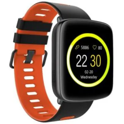 Smartwatch Qtouch, Touchscreen, Bluetooth 4.0 R$299