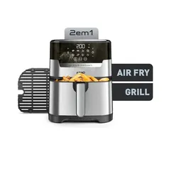 Arno, Airfryer air plus e grill digital, 4,2l, Inox, UFE2, 110v