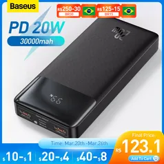 Power Bank 10000mAh 15w Baseus