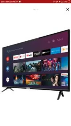 (APENAS APP) Smart TV LED 40" Android TCL 40s6500 | R$999