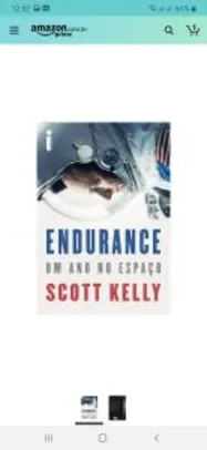 [Prime] Livro Endurance... Um Ano no espaço (capa comum) | R$10