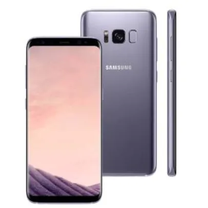 Smartphone Samsung Galaxy S8 Dual Chip Ametista com 64GB, Tela 5.8”, Android 7.0, 4G, Câmera 12MP e Octa-Core - R$ 2519