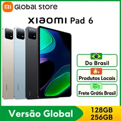 (NO BR) Tablet Xiaomi Pad 6, 8gb ram 256gb 144hz WQHD