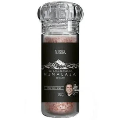 Sal Rosa Grosso Do Himalaia Com Moedor - Sidney Oliveira 100g | R$ 6