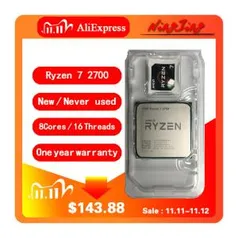 [11.11] AMD Ryzen 7 2700 8/16 novo tdp 65w (sem coolerbox) | R$ 670