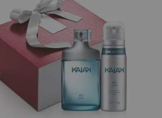 [Natura] Presente Exclusivo Online Natura Kaiak - Desodorante Colônia + Desodorante Aerossol + Embalagem R$ 99,90